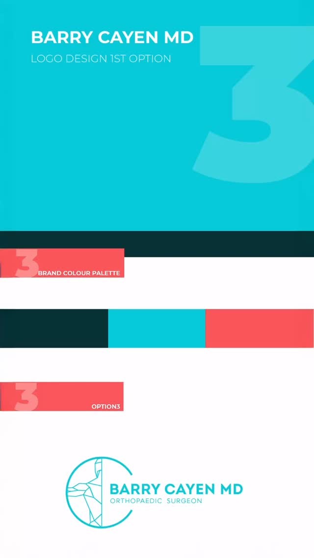 Custom logo concept created for Dr. Cayen, Orthopaedic Surgeon in Toronto. #Logodesign #creativemarketing #graphicdesign #ygk #yyz