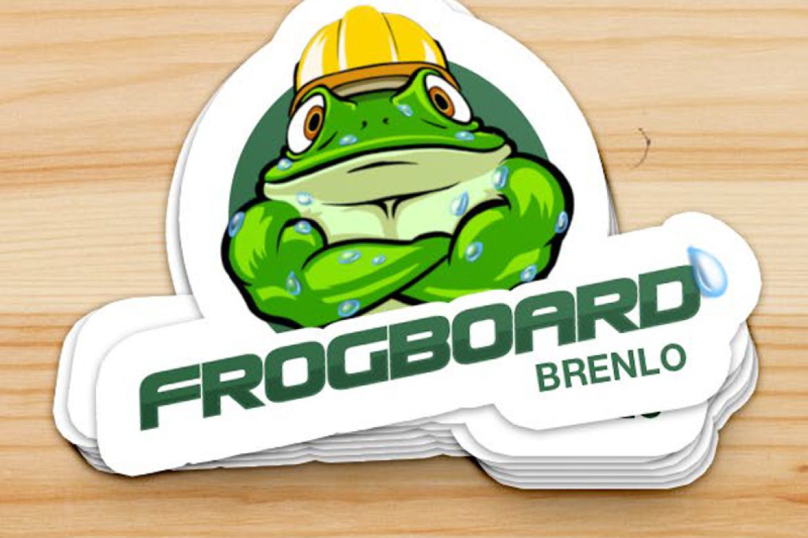 Frogboard Illustrated Logo Design