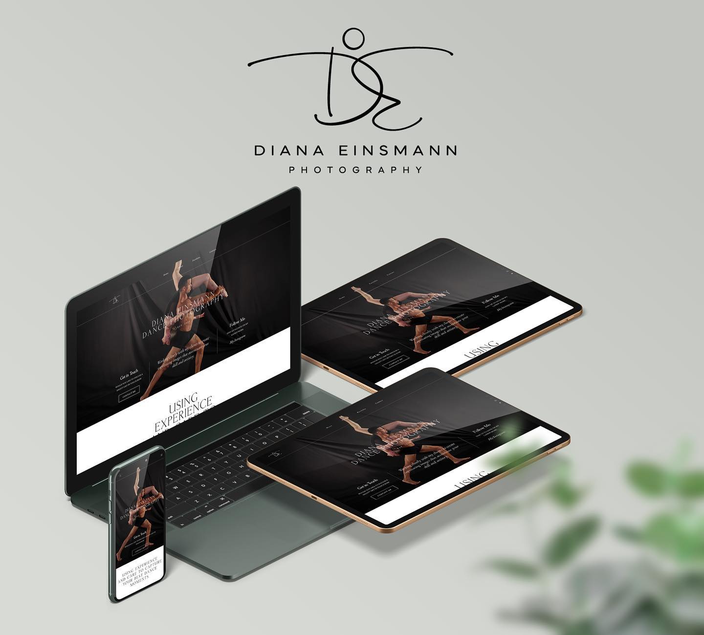 🚀Just Launched🚀 An elegant new website and logo for Dance Photographer Diana Einsmann (@dianaeinsmannphotography).

Check it out at www.dephotography.ca 

#ygk #ygklove #ygklogodesign #ygkwebdesign #kingstonon #kingston #wordpress
