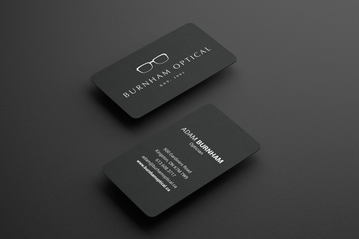 Burnham Optical Business Cards