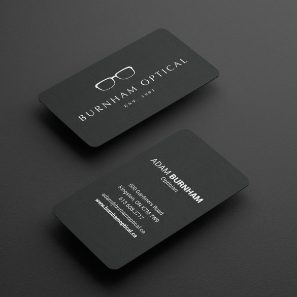 Burnham Optical Business Cards